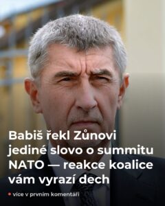 Babiš řekl Zůnovi jedno slovo o NATO — koalice zbledla