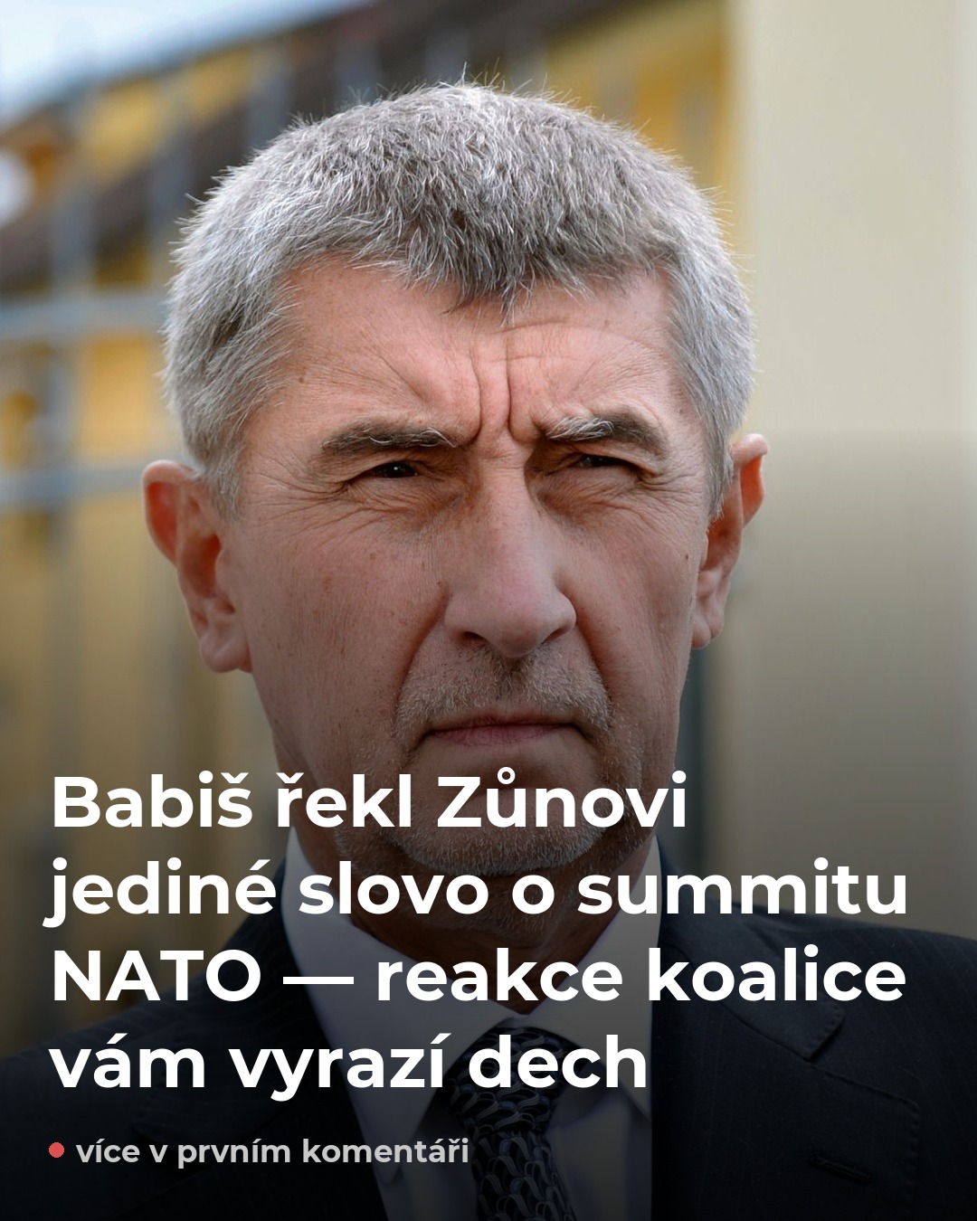 Babiš řekl Zůnovi jedno slovo o NATO — koalice zbledla