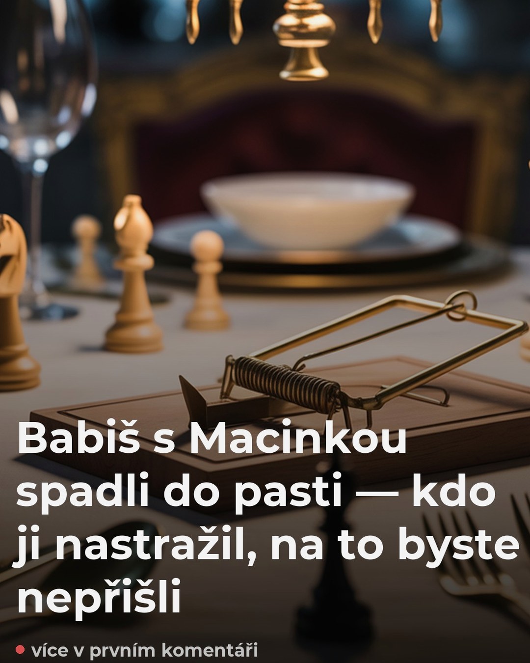 Babiš s Macinkou spadli do pasti — kdo ji nastražil, na to byste nepřišli