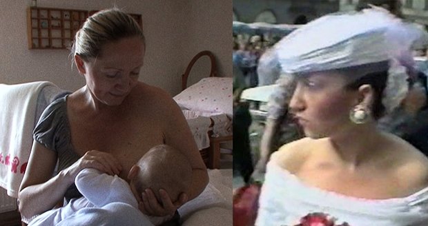 Bára Basiková při zamyšlení