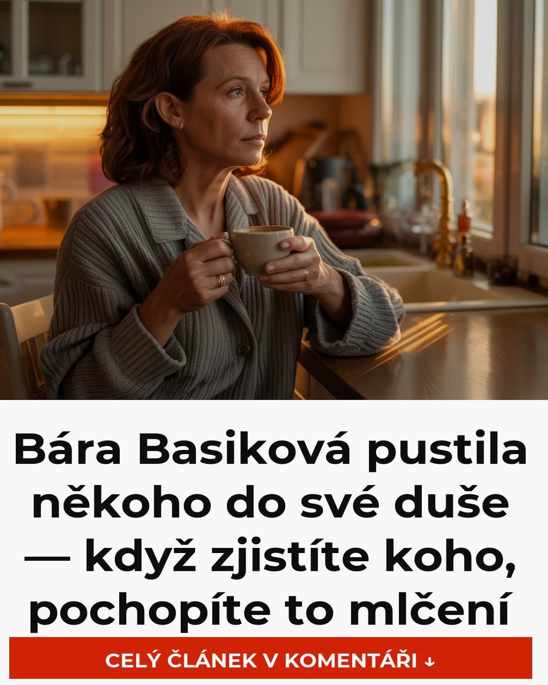 Bára Basiková pustila někoho do své duše — když zjistíte koho, pochopíte to mlčení