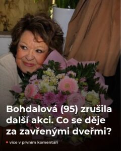 Bohdalová (95) se bojí jen jedné věci — a ta věc právě nastala