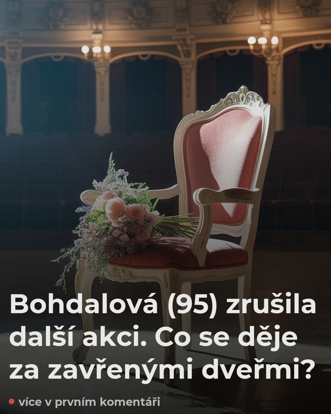 Bohdalová (95) zrušila další akci. Co se děje za zavřenými dveřmi?