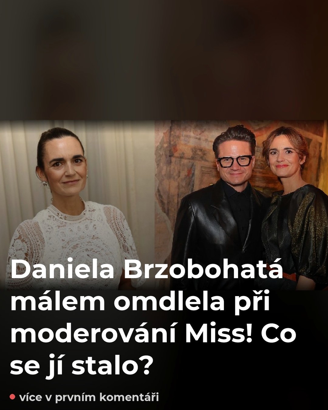 Daniela Brzobohatá málem omdlela při moderování Miss! Co se jí stalo?