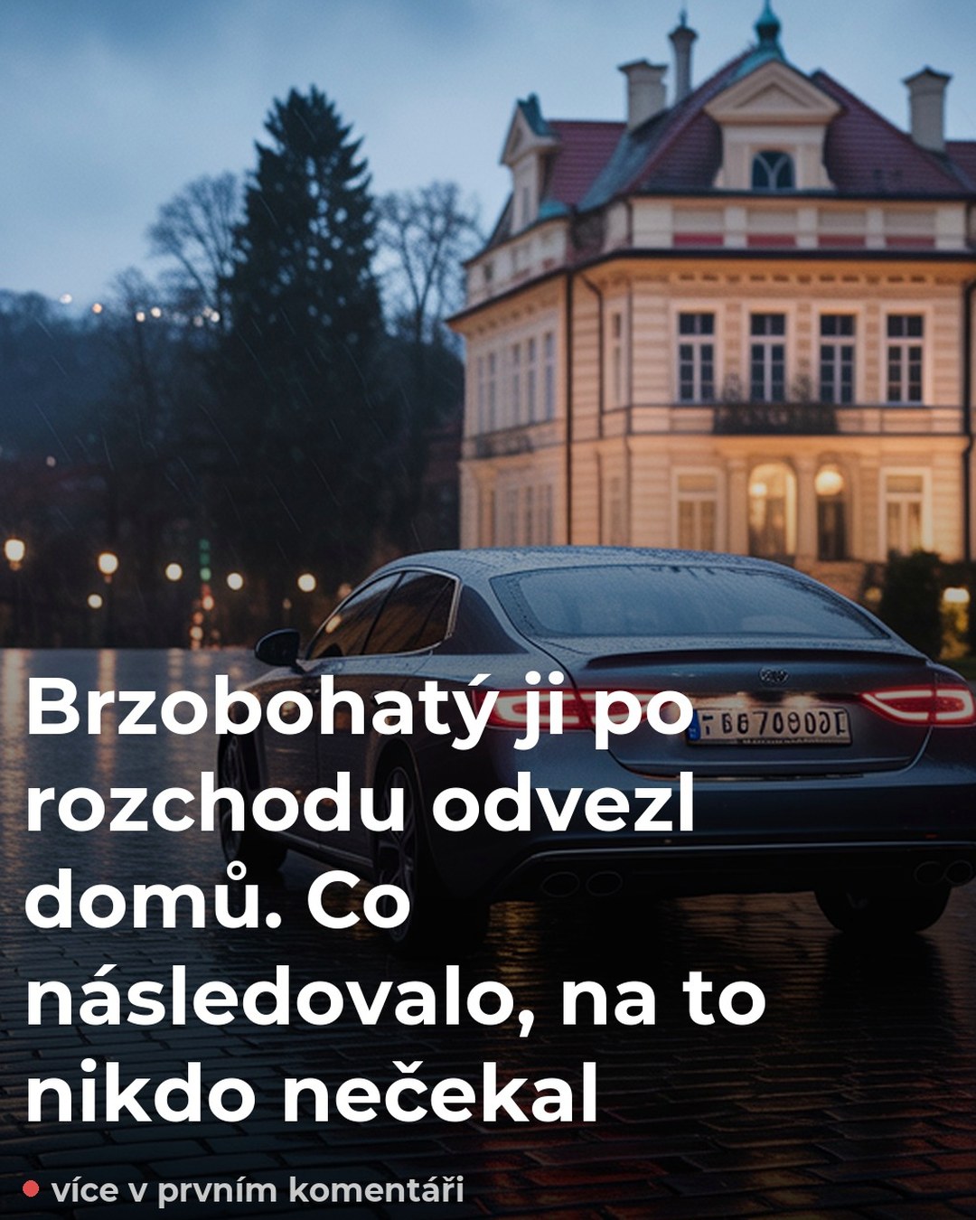 Brzobohatý ji po rozchodu odvezl domů. Co následovalo, na to nikdo nečekal
