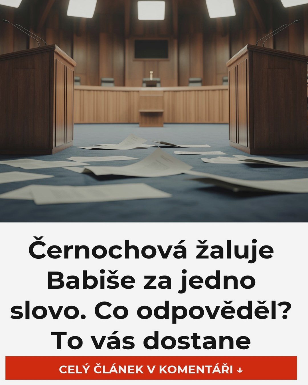 Černochová žaluje Babiše za jedno slovo. Co odpověděl? To vás dostane