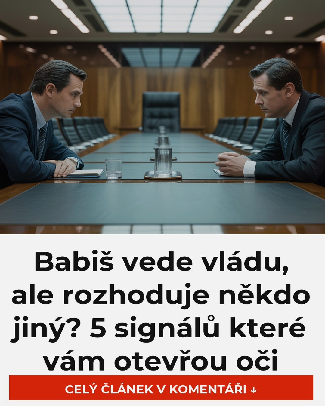 Babiš vede vládu, ale rozhoduje někdo jiný? 5 signálů které vám otevřou oči