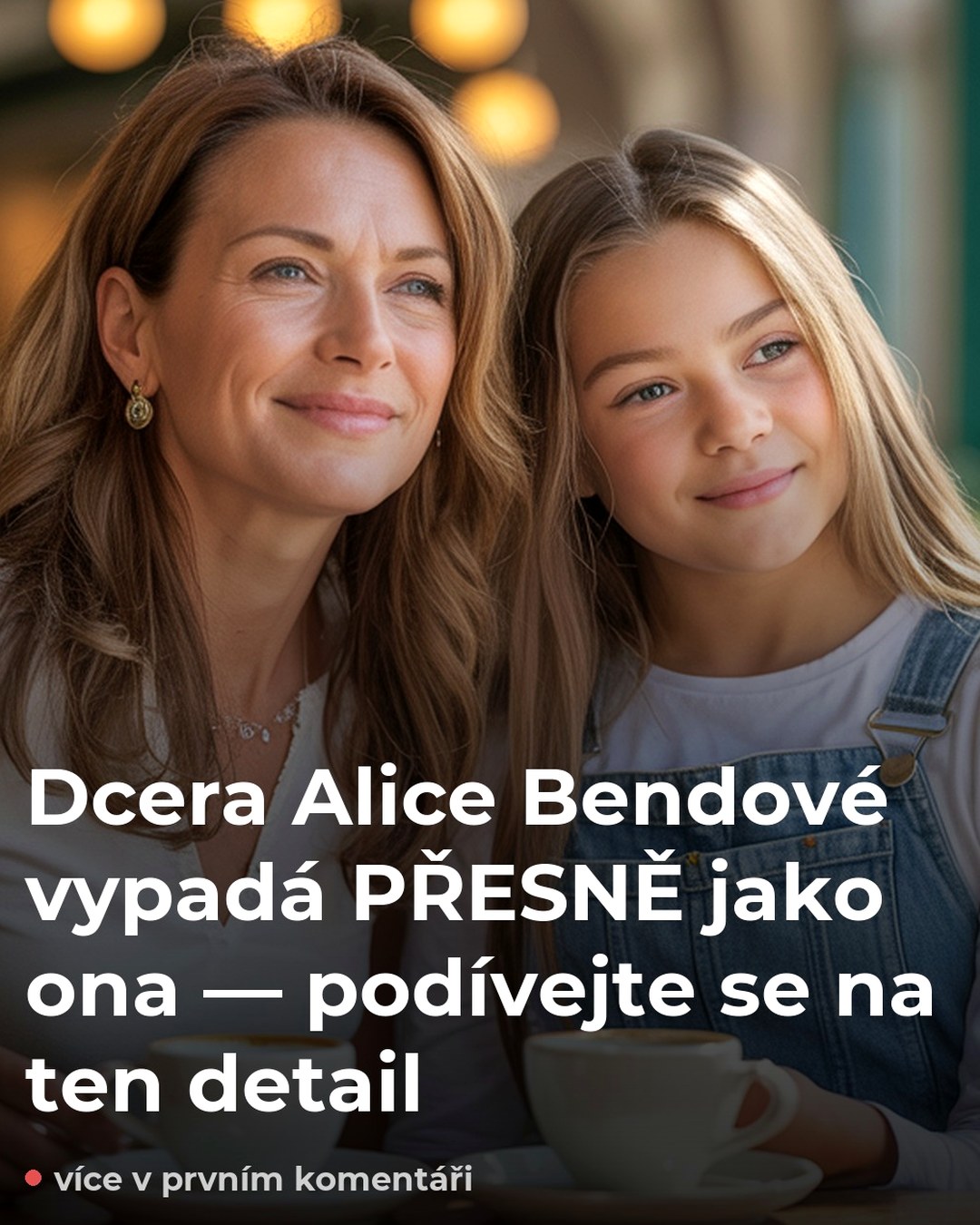Dcera Alice Bendové vypadá PŘESNĚ jako ona — podívejte se na ten detail