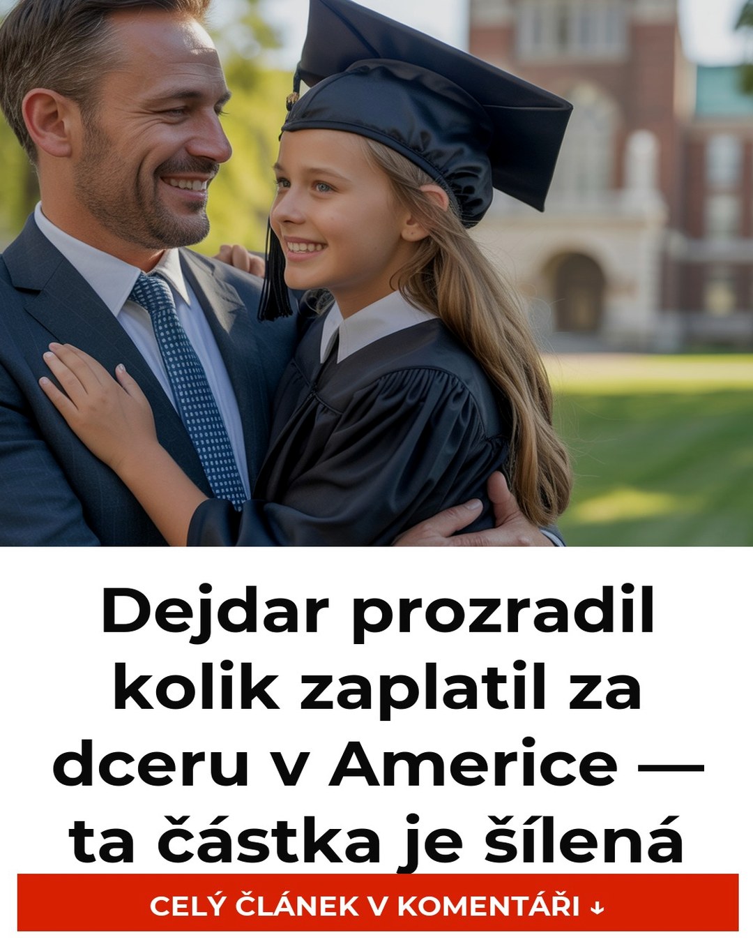 Dejdar prozradil kolik zaplatil za dceru v Americe — ta částka je šílená