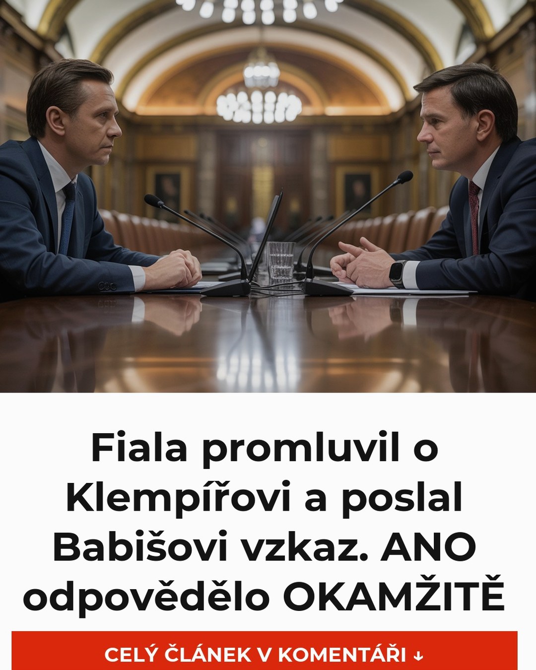 Fiala promluvil o Klempířovi a poslal Babišovi vzkaz. ANO odpovědělo OKAMŽITĚ