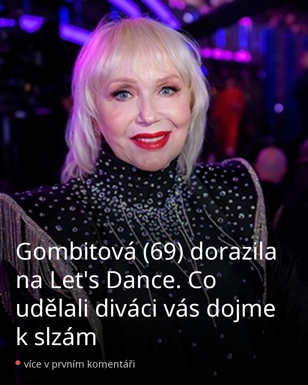 Gombitová (69) vstala z vozíku na Let's Dance — co následovalo