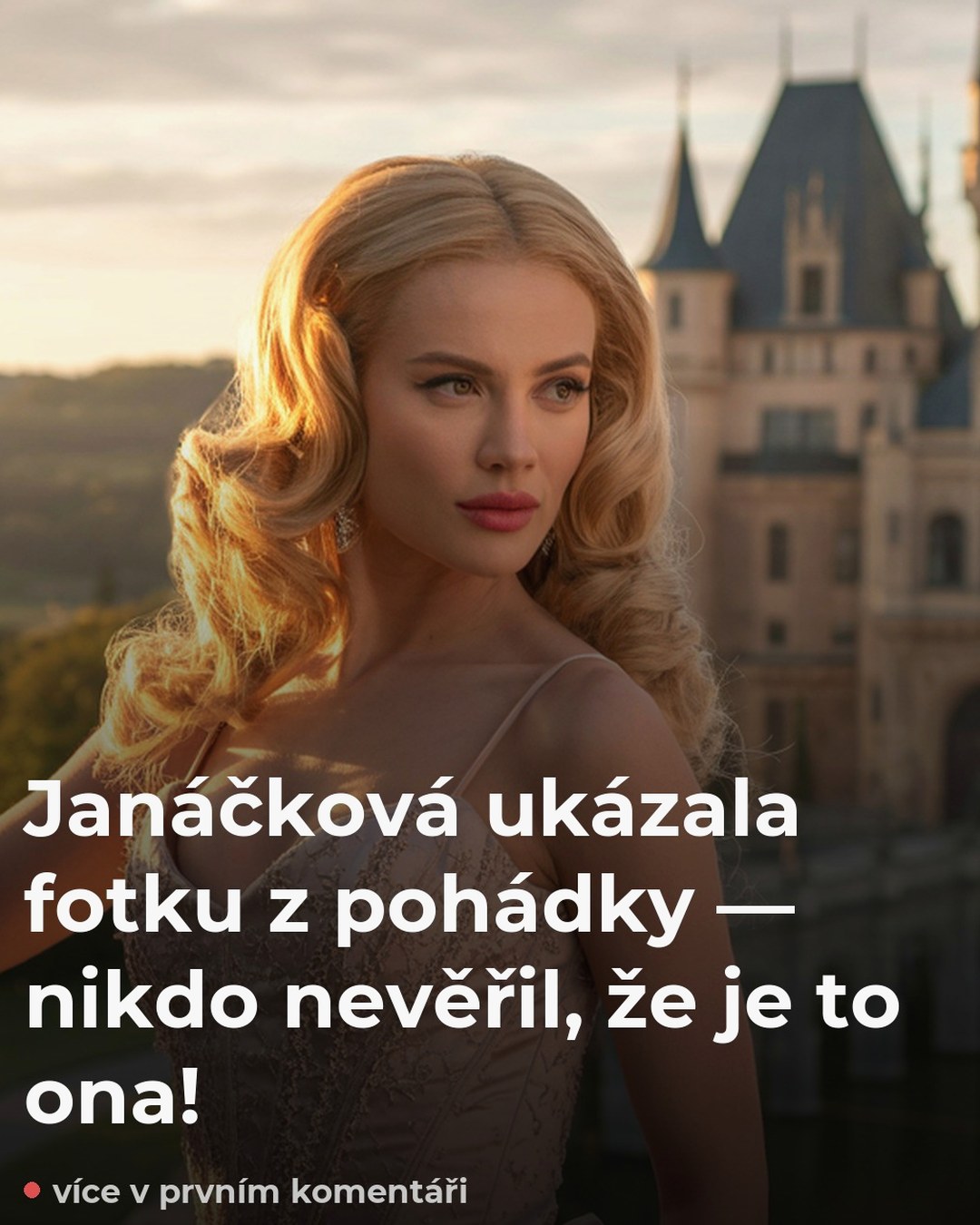 Janáčková ukázala fotku z pohádky — nikdo nevěřil, že je to ona!