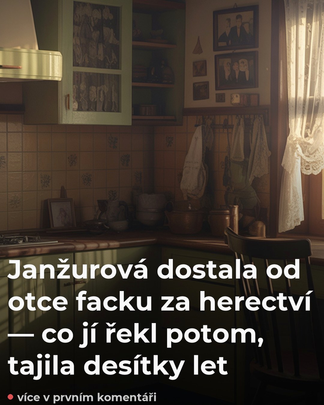 Janžurová dostala od otce facku za herectví — co jí řekl potom, tajila desítky let
