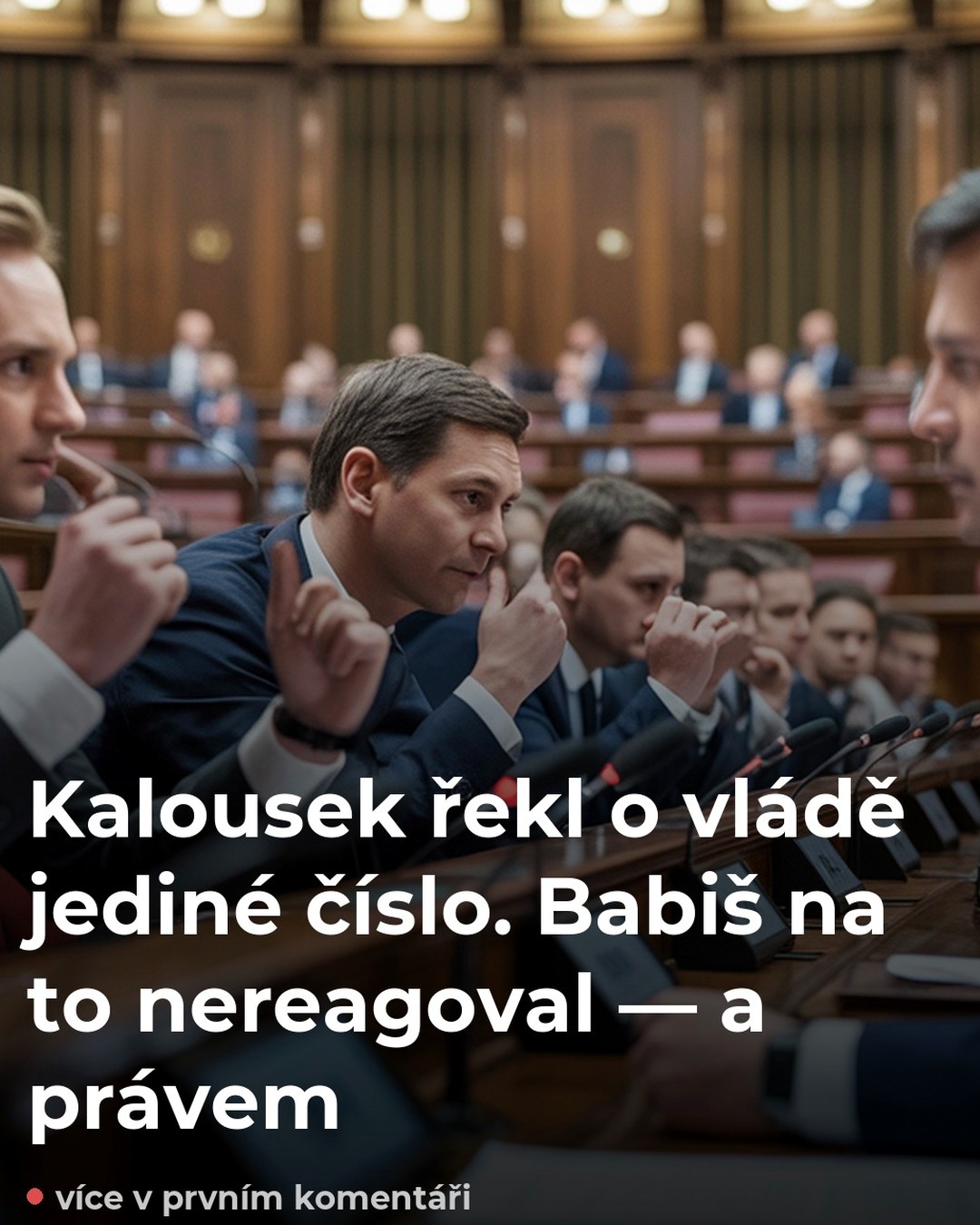 Kalousek řekl o vládě jediné číslo. Babiš na to nereagoval — a právem