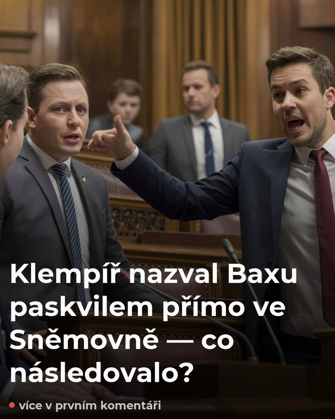Klempíř nazval Baxu paskvilem přímo ve Sněmovně — co následovalo?