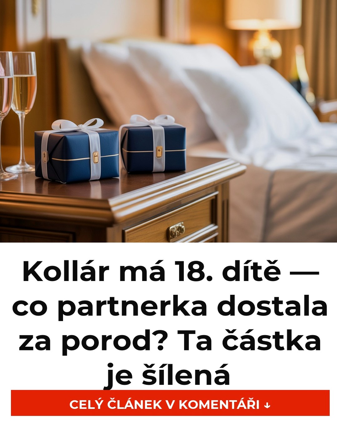 Kollár má 18. dítě — co partnerka dostala za porod? Ta částka je šílená