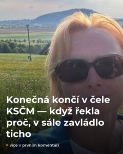 Konečná odchází z čela KSČM — důvod který uvedla zaskočil i soudruhy