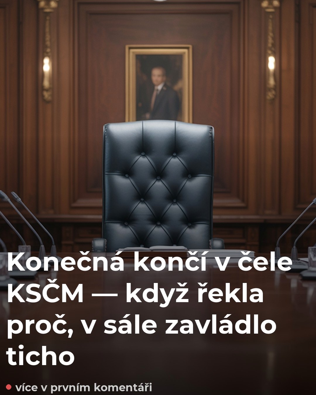 Konečná končí v čele KSČM — když řekla proč, v sále zavládlo ticho