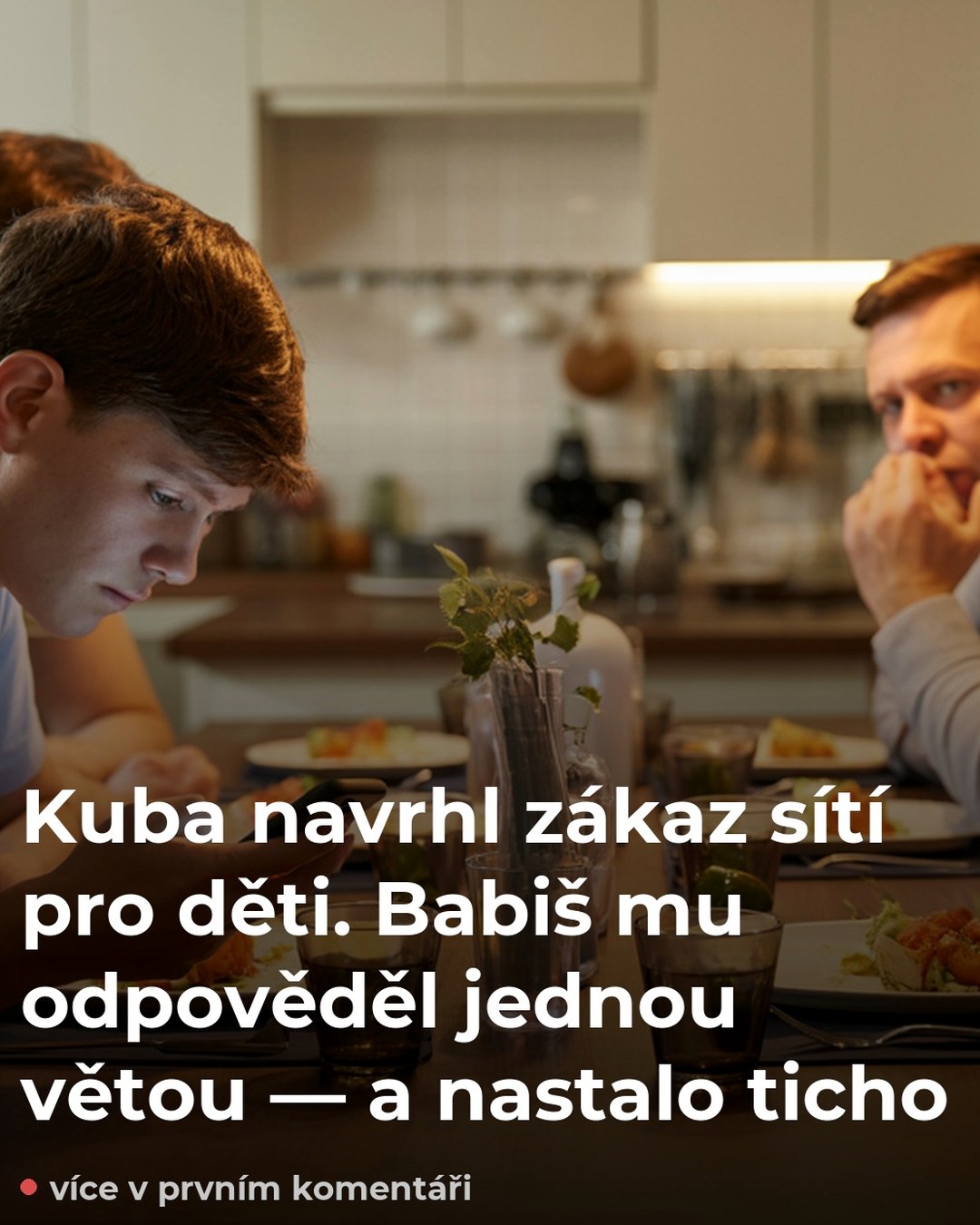 Kuba navrhl zákaz sítí pro děti. Babiš mu odpověděl jednou větou — a nastalo ticho