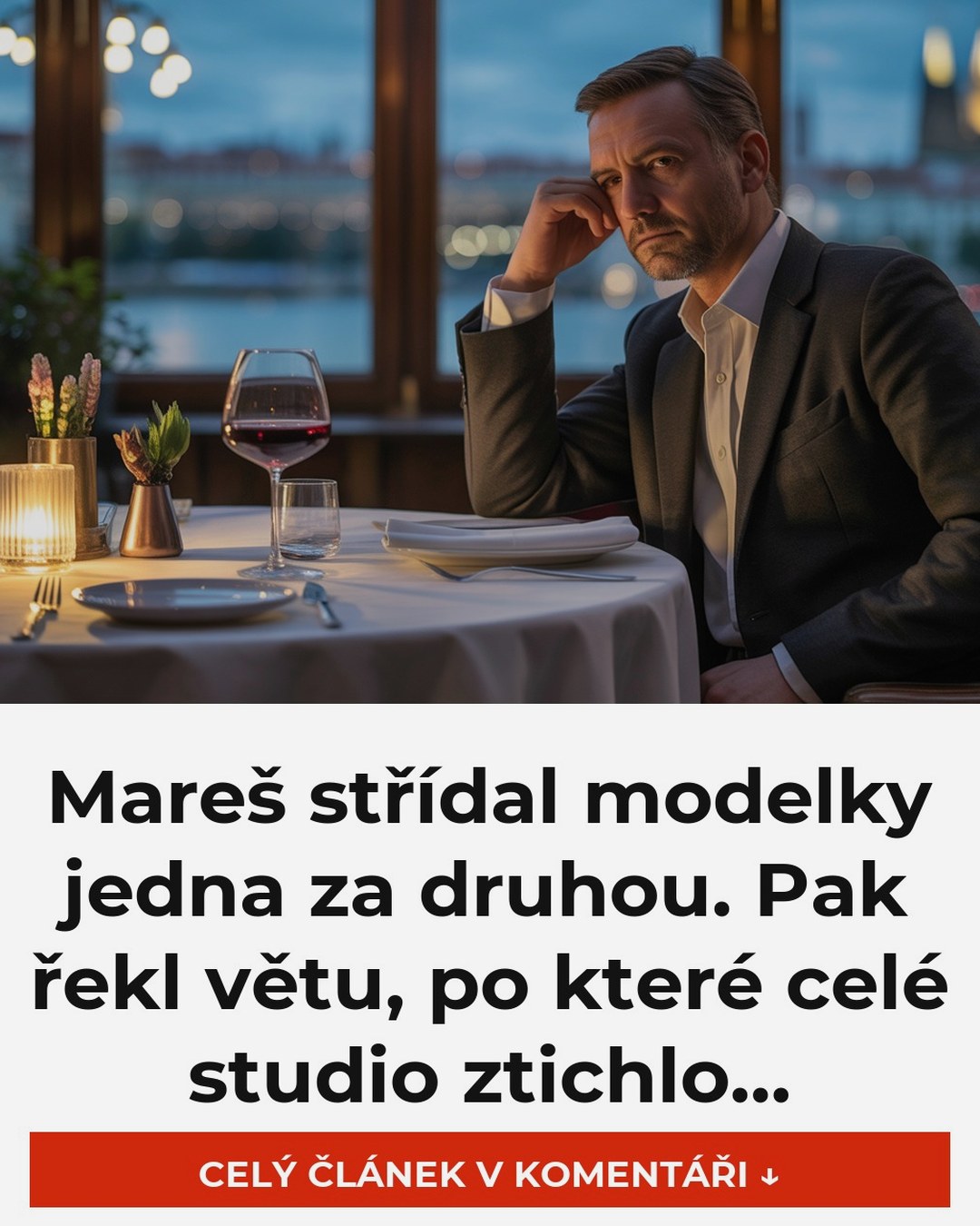 Mareš střídal modelky jedna za druhou. Pak řekl větu, po které celé studio ztichlo…