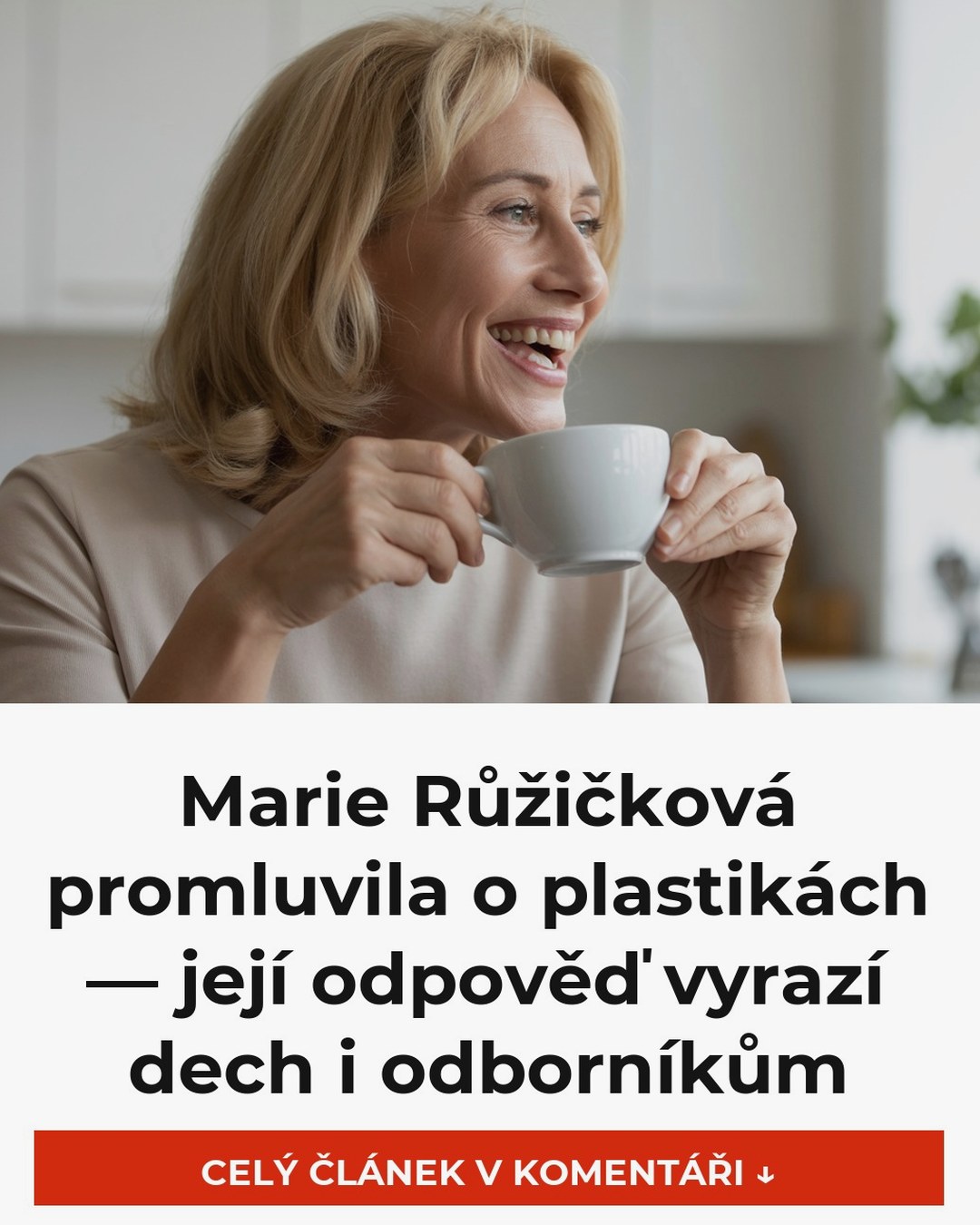 Marie Růžičková promluvila o plastikách — její odpověď vyrazí dech i odborníkům