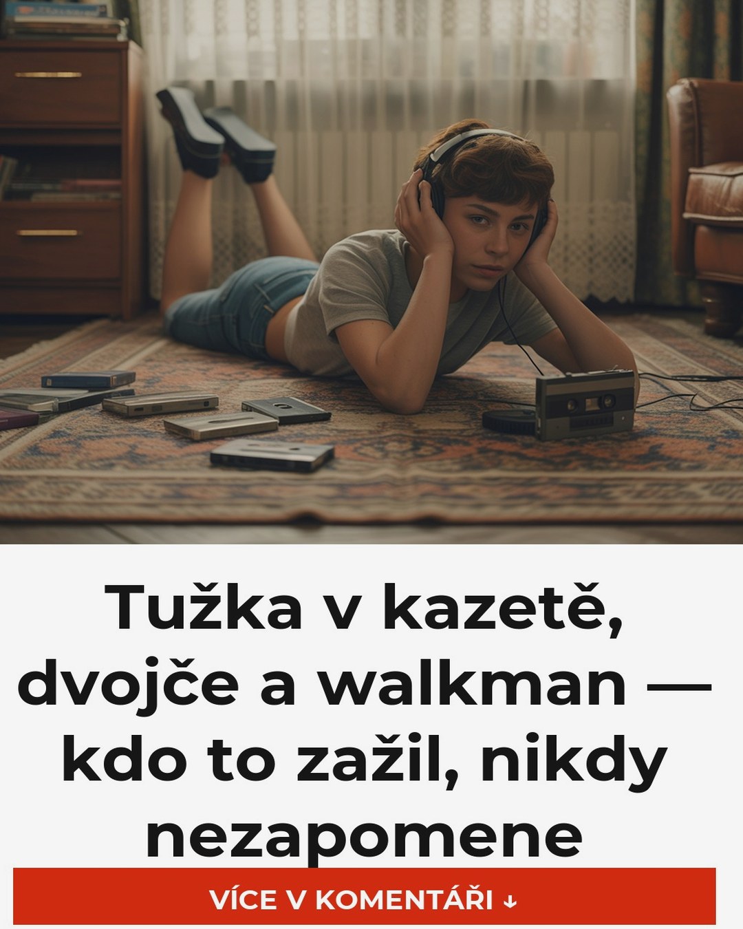 Tužka v kazetě, dvojče a walkman — kdo to zažil, nikdy nezapomene
