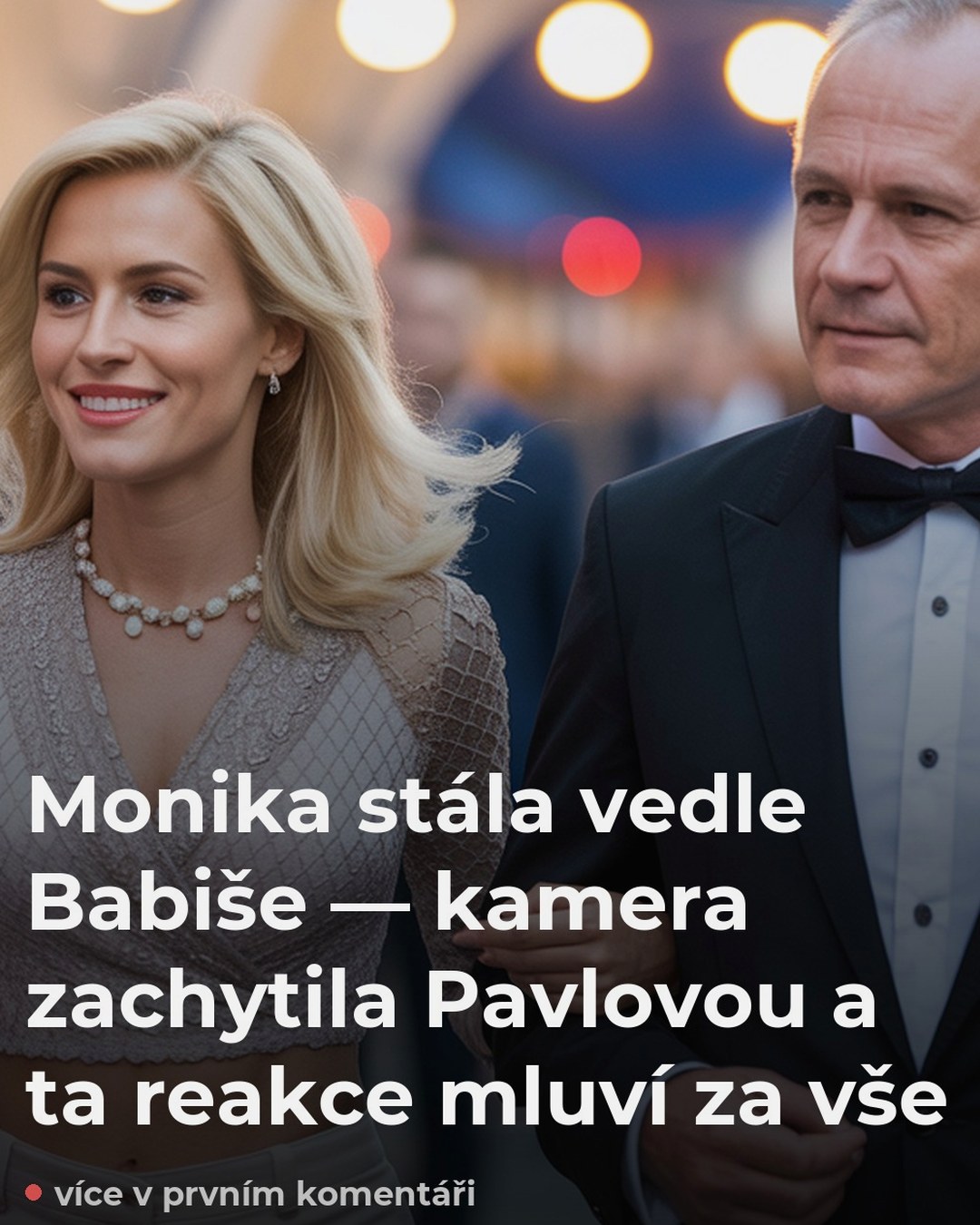 Monika stála vedle Babiše — kamera zachytila Pavlovou a ta reakce mluví za vše