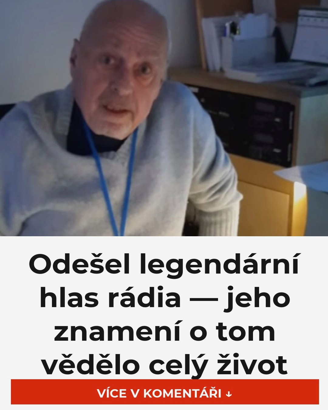 Odešel legendární hlas rádia — jeho znamení o tom vědělo celý život
