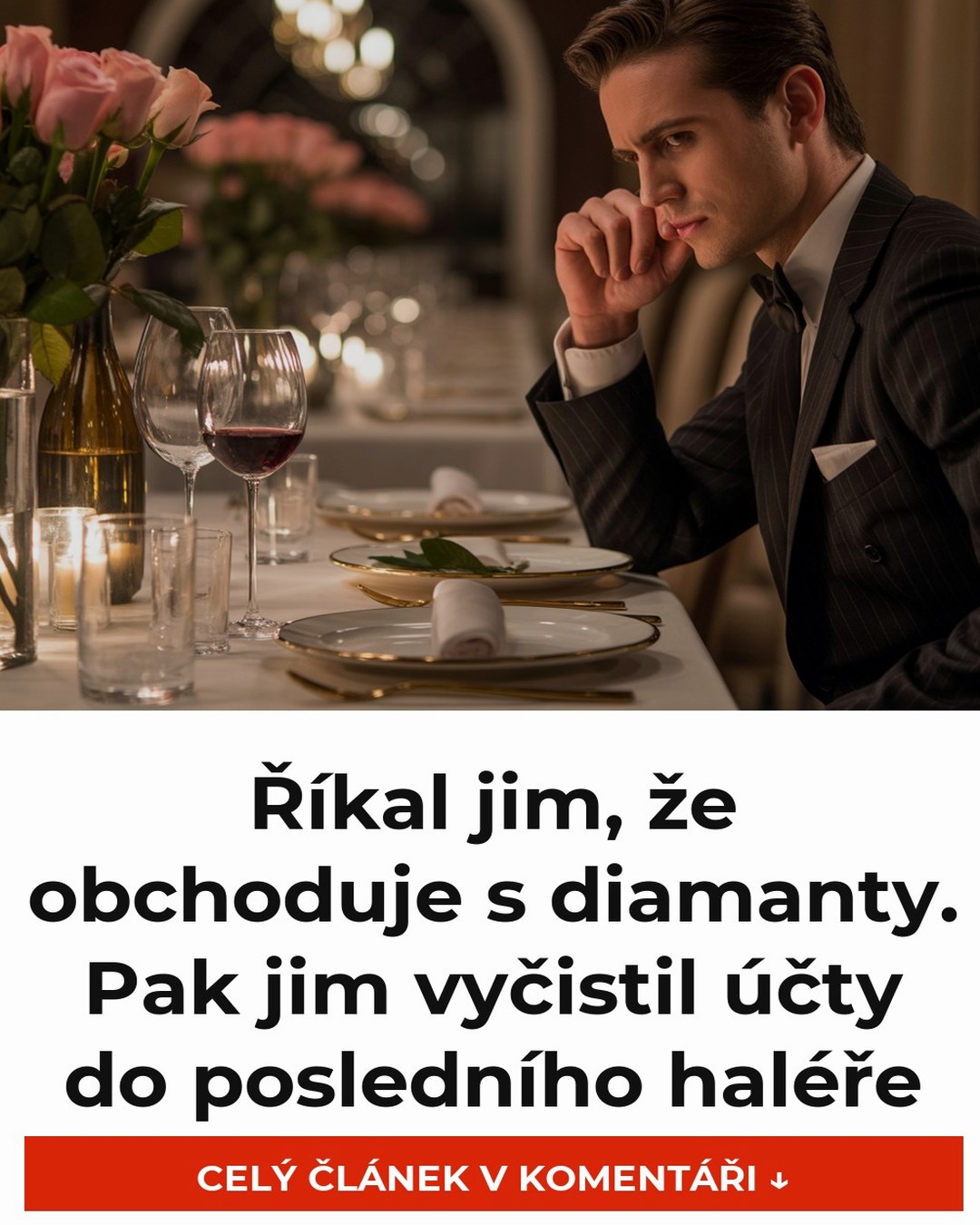Říkal jim, že obchoduje s diamanty. Pak jim vyčistil účty do posledního haléře