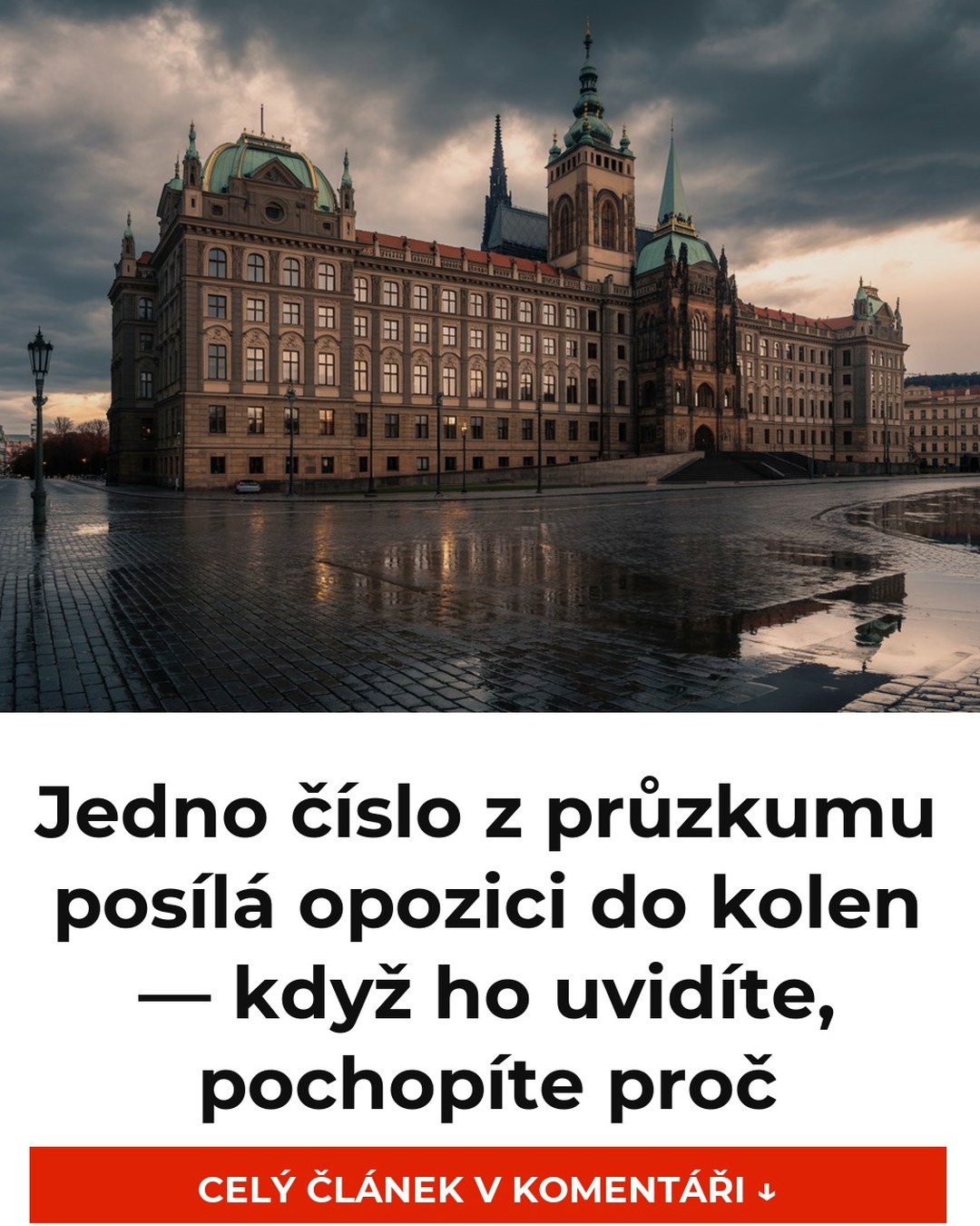 Jedno číslo z průzkumu posílá opozici do kolen — když ho uvidíte, pochopíte proč