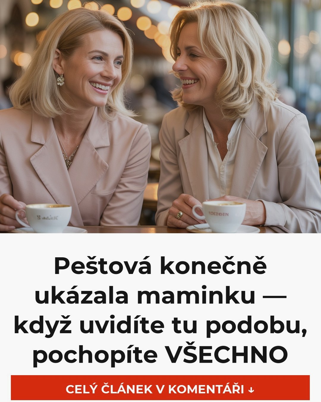 Peštová konečně ukázala maminku — když uvidíte tu podobu, pochopíte VŠECHNO