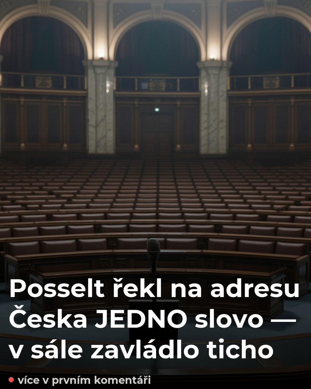 Posselt řekl na adresu Česka JEDNO slovo — v sále zavládlo ticho
