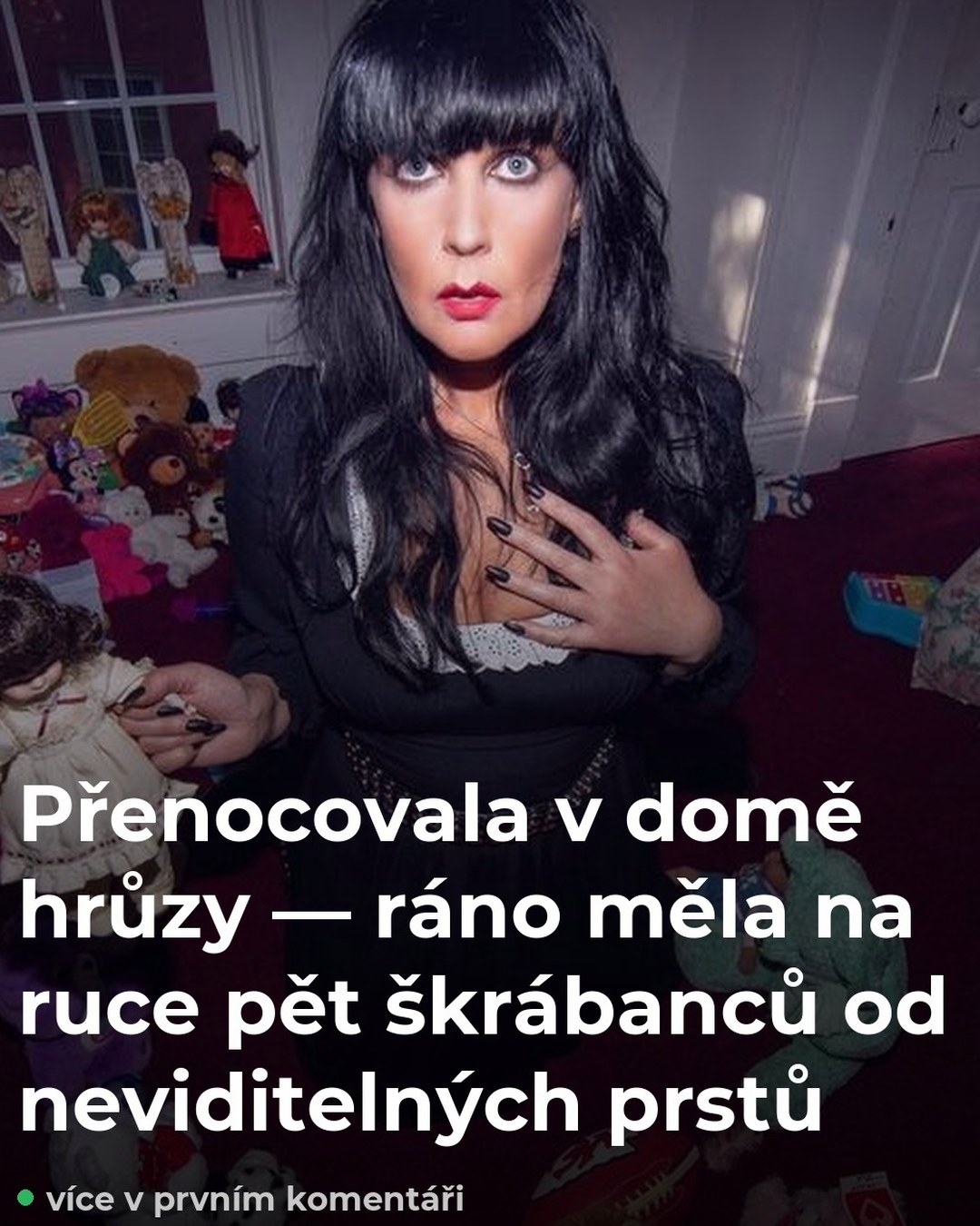 Přenocovala v domě hrůzy — ráno měla na ruce pět škrábanců od neviditelných prstů