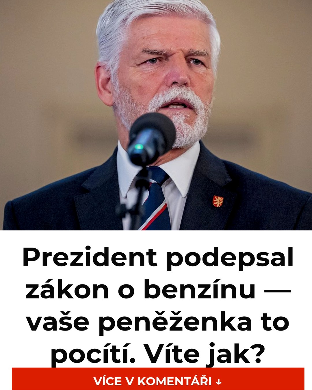 Prezident podepsal zákon o benzínu — vaše peněženka to pocítí. Víte jak?