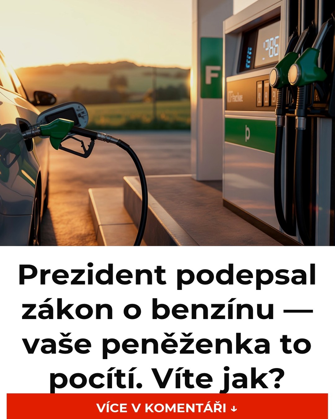 Prezident podepsal zákon o benzínu — vaše peněženka to pocítí. Víte jak?