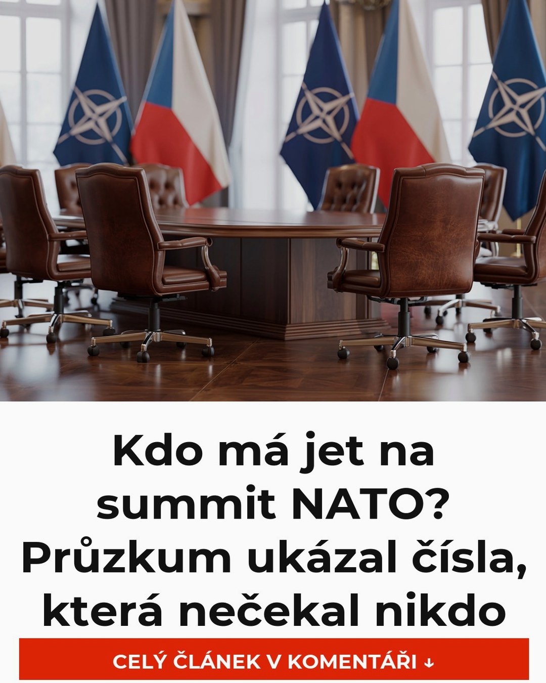 Kdo má jet na summit NATO? Průzkum ukázal čísla, která nečekal nikdo
