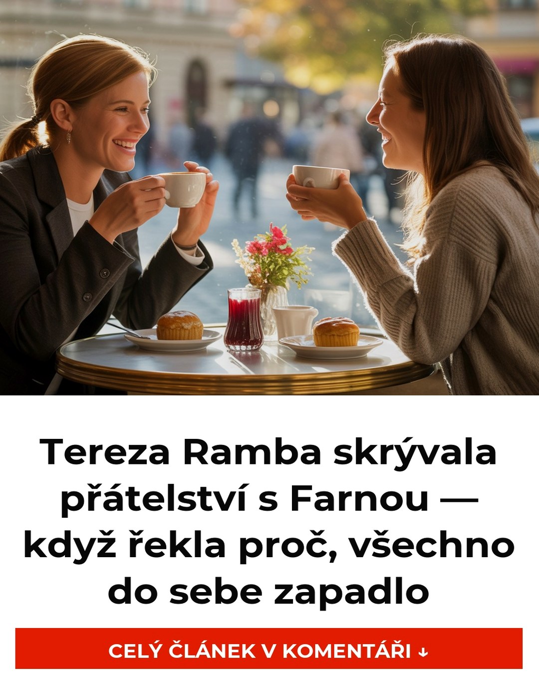Tereza Ramba skrývala přátelství s Farnou — když řekla proč, všechno do sebe zapadlo