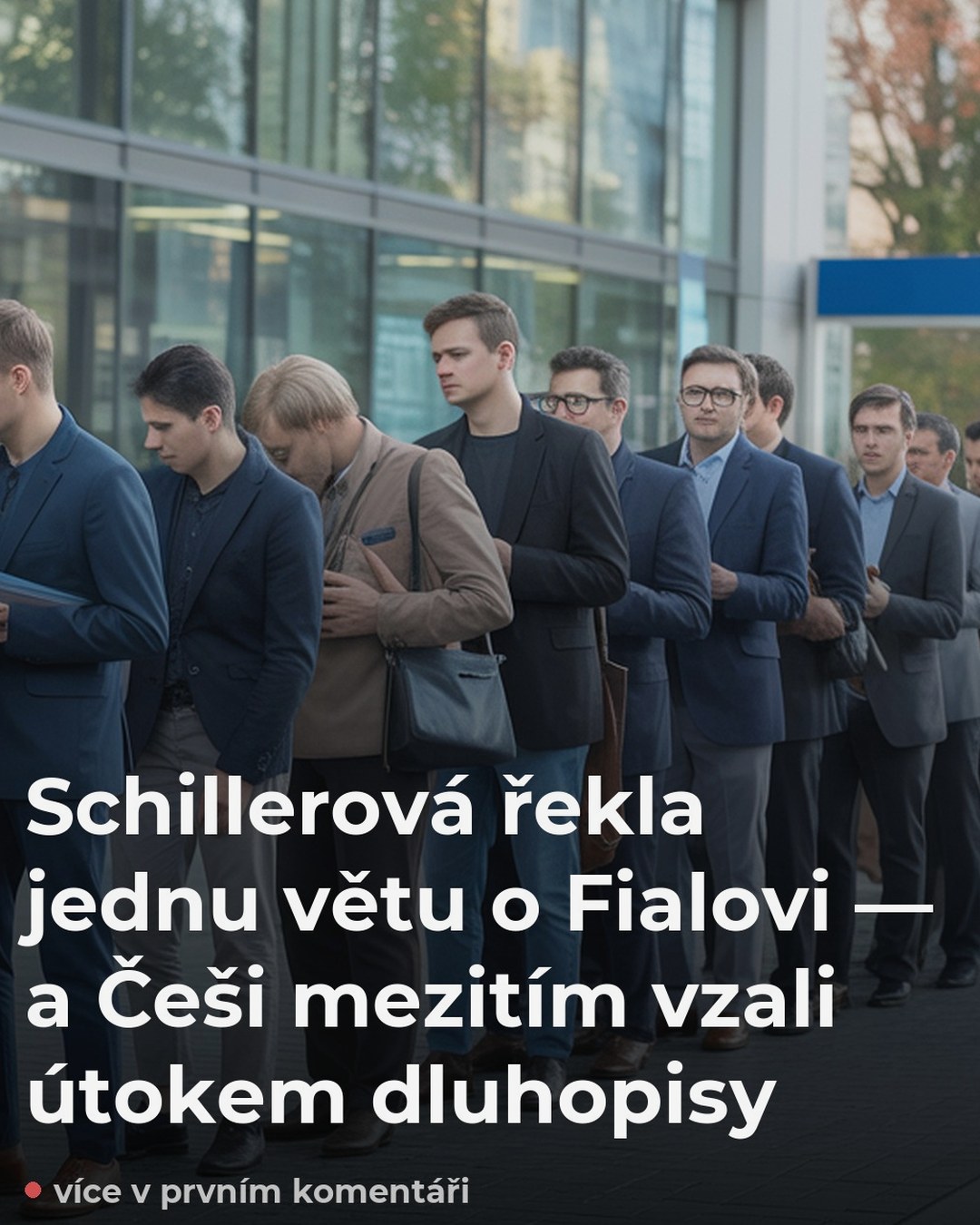 Schillerová řekla jednu větu o Fialovi — a Češi mezitím vzali útokem dluhopisy
