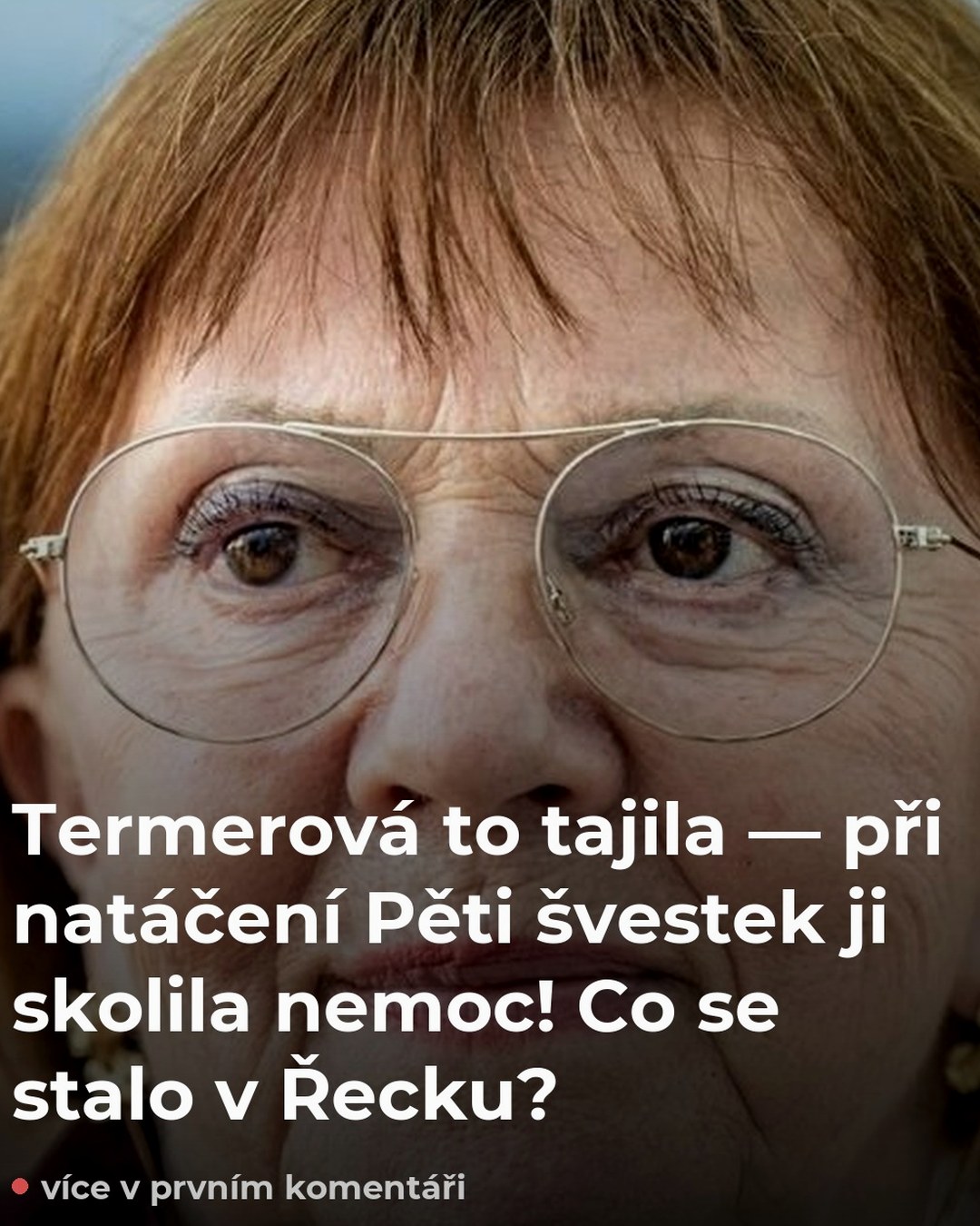 Termerová to tajila — při natáčení Pěti švestek ji skolila nemoc! Co se stalo v Řecku?