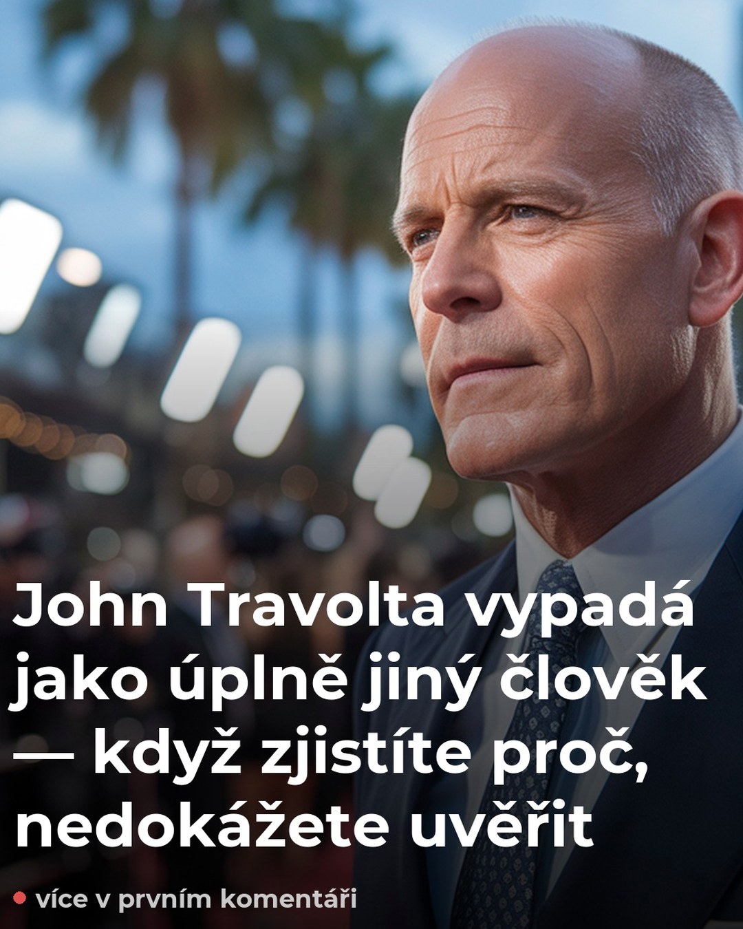 John Travolta vypadá jako úplně jiný člověk — když zjistíte proč, nedokážete uvěřit