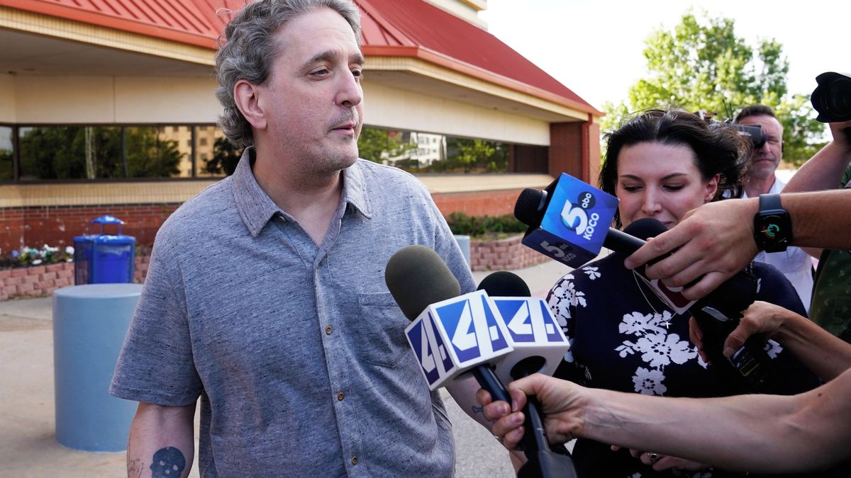 Richard Glossip po propuštění z věznice v Oklahomě