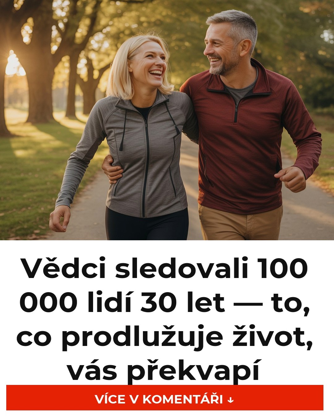 Vědci sledovali 100 000 lidí 30 let — to, co prodlužuje život, vás překvapí