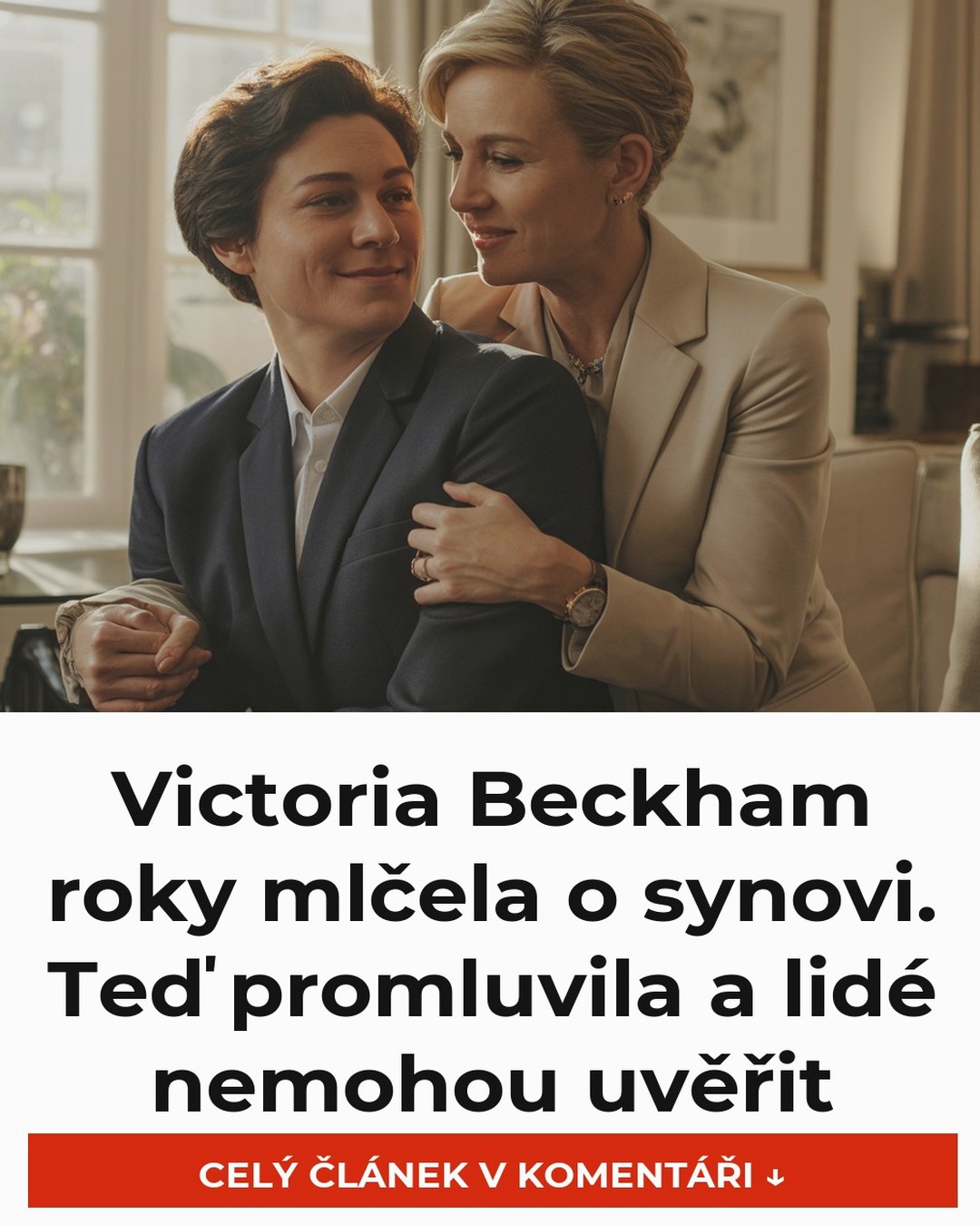 Victoria Beckham roky mlčela o synovi. Teď promluvila a lidé nemohou uvěřit