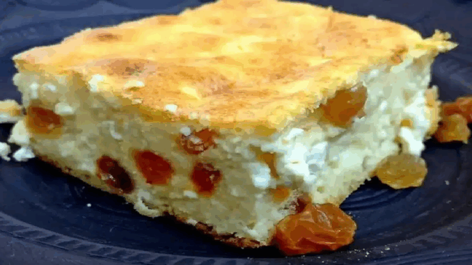 Babiččin tvarohový koláč – nadýchaný a jemně citronový