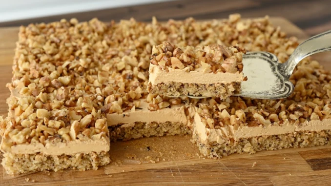 Oříškový zákusek DELUXE: Nejlepší zákusek, jaký jste kdy vyzkoušeli! Každé sousto je jako sen…