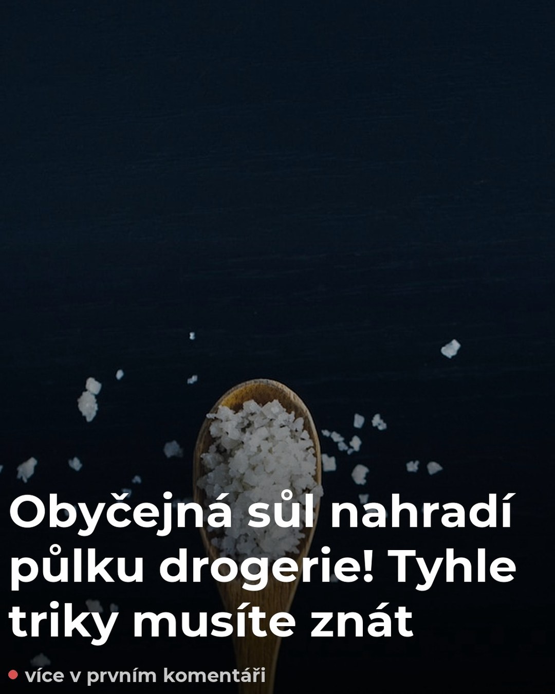 Obyčejná sůl nahradí půlku drogerie! Tyhle triky musíte znát