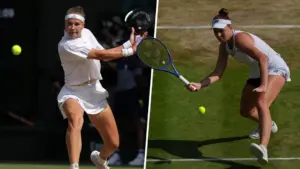 Finále Wimbledonu jen mezi Češkami: Muchová vs. Nosková hrají o 102 milionů