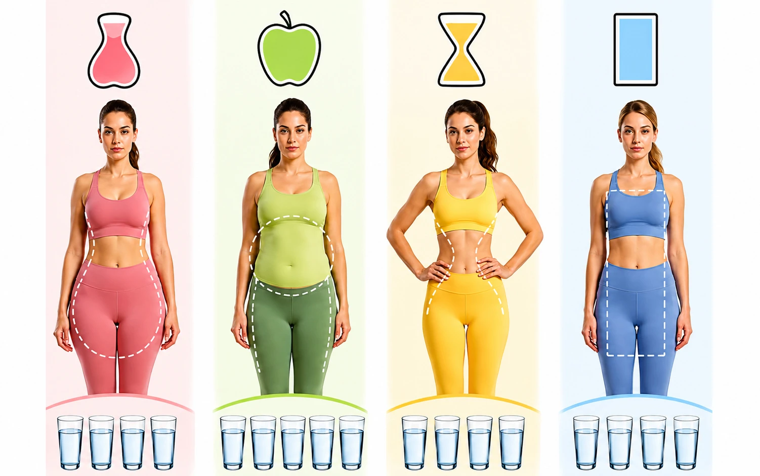 Typ postavy a pitný režim: Kolik vody denně potřebujete pro zdravý metabolismus?