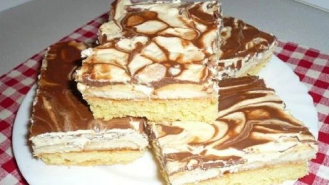 Karamelové řezy se Salkem – dokonalý tvarohový koláč