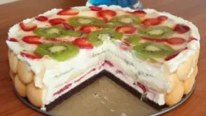 Nepečená tvarohová torta s piškoty – Miláčkova torta
